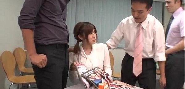  Yumi Maeda starts having sex at work with her colleagues